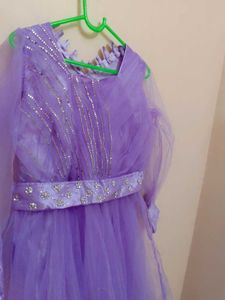 Lavender Tulle Party Dress