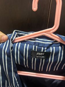 Striped Cropped Jacket