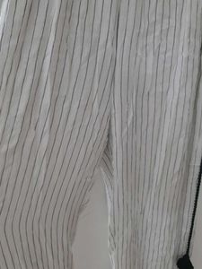 Striped Embroidered Jumpsuit