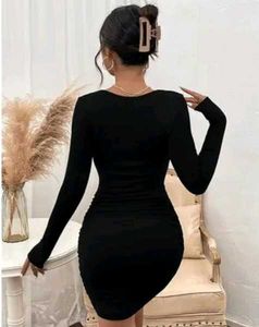 Black Bodycon Mini Dress