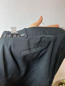 Black Straight Leg Trousers