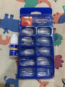 100 Nail Tips with Glue