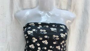 Floral Tube Mini Dress