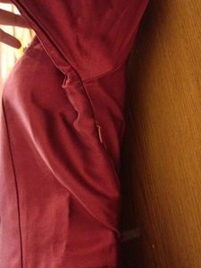 Cottinfab Maroon Dress