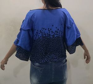 OPt By Madame Multi Layered Sleeve Top