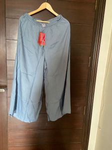Max Women’s Grayish Blue Flared Plazzo (xl)