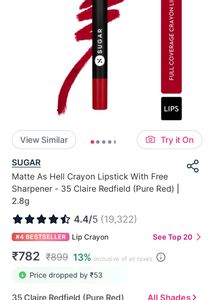 Sugar Lip Crayon 💕❣️💘🤩💅🎉