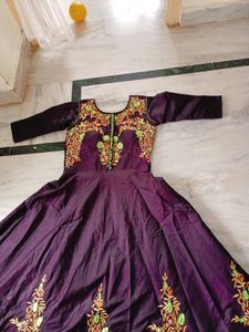 Heavy Embroidery With Full Of Colout Dress New