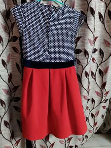 Girls&#39; Red &amp; Black Dress