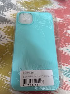 IPHONE 14 Plus Silicone Blue  Case new not Used