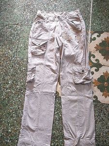 Embroidered Cargo Pants
