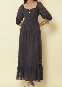 Label Ritu Kumar Anthra Grey CutOut Maxi