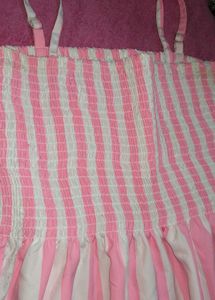 White Striped Smoked Top🤍💕