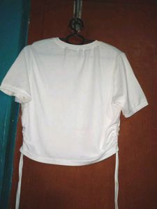 Uptownie Lite Casual Solid Women White Top
