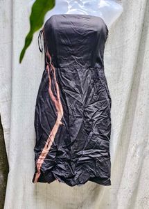 Black Strapless Mini Dress