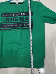 Green Graphic Sweatshirt