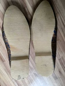 Blue &amp; Gold Ethnic Shoes