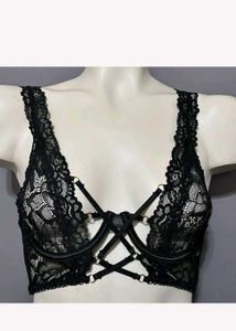 Frederick’s Of Hollywood Bra Black Lace