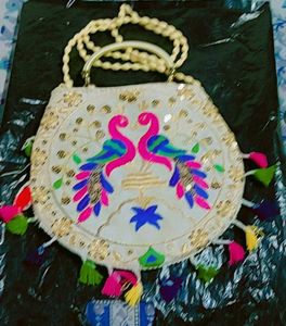 Multi Color Hand Bag