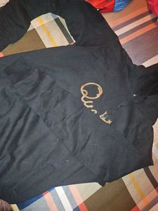 Queen Graphic Black Hoodie
