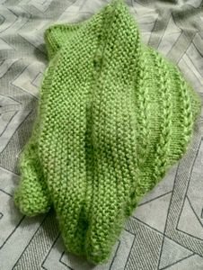 Green Knit Socks