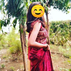 Maroon Lehenga Choli Set