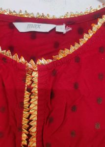 Maroon Ethnic Kurta