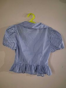 Pinterest Striped Y2k/ Office Siren shirt