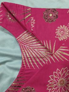 Pink Printed new Kurta Set with pocket