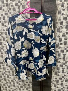 Floral Print short kurti