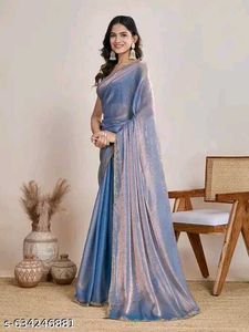 Elegant Blue Saree