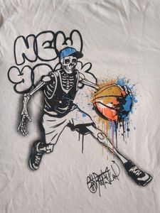 New York White T shirt