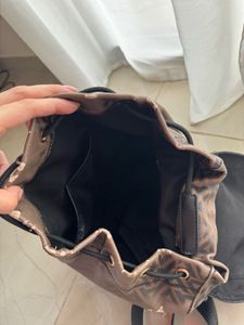 Aldo backpack with logo pattern