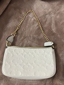 Coach White Shoulder Bag