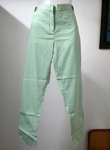 Mint Green Casual Pants