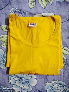 Yellow &#39;Scatter Kindness&#39; Tee