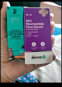 The Derma Co And Pilgrim Face Serum