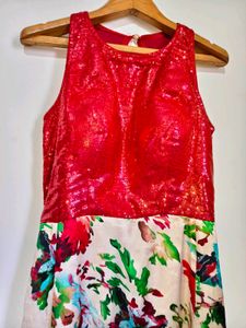 Floral Sequin Maxi Dress 32 to 34 inches