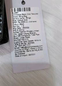Twenty Dresses By Nykaa Fashion Bag