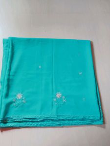 New Light blue colour saree