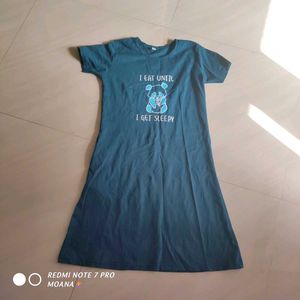 Cute Cartoon blend night Dress