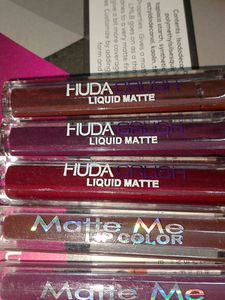 Combo Of 5 Lipstick 12 Hour Stay Matte Finish