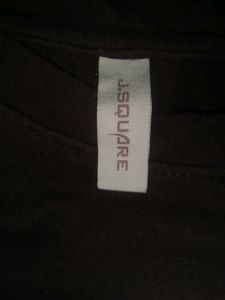 Brown Full Sleeve Crop Top
