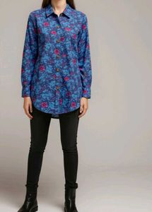 Floral Print Shirt Short