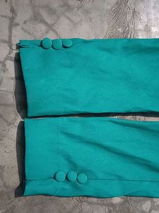 Green Women Trouser Pant