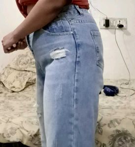 Distressed Denim Jeans