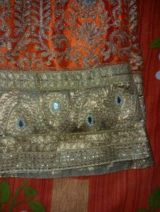 Orange Lehenga Choli For Women