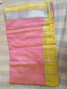 Yellow Saree For Haldi Occasion In Good Condition