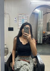 Floral Print Midi Skirt