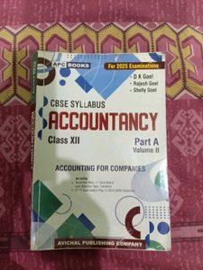 Accountancy Class XII - CBSE
